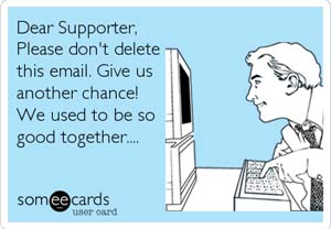 Nonprofit email appeal