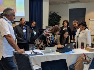 Grassroots Convening participants practice crafting resonant messages for the 2020 elections
