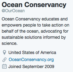 Ocean Conservancy Bio