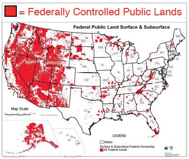 Federally Owned Land Map Do Maps Take Sides? Or How Colors Manipulate - Resource Media