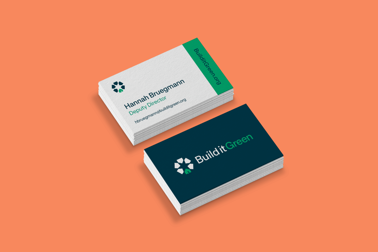 Mockup of BIG business cards
